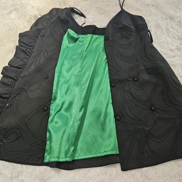 Milly New York size 4 bow brocade wrap cocktail dress - Picture 11 of 16